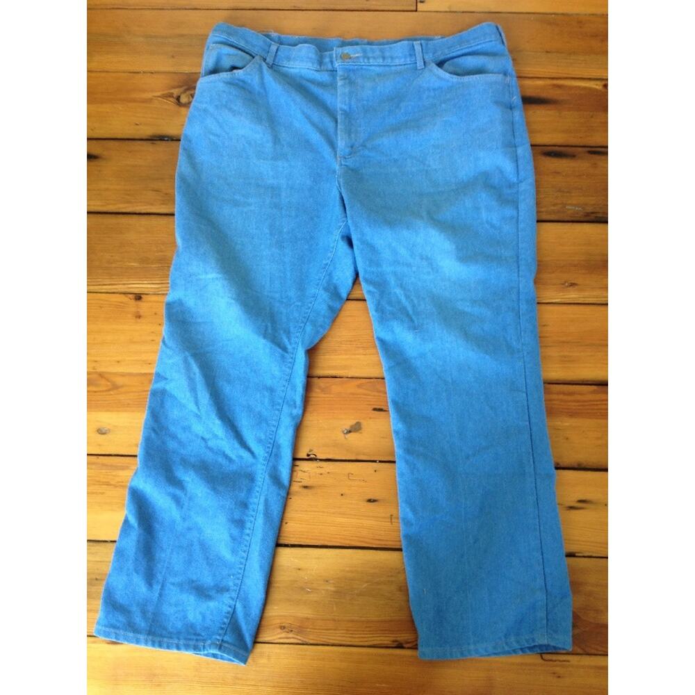 Vintage Lee Medium Wash Mens Jeans USA Made 44x29 44" Waist